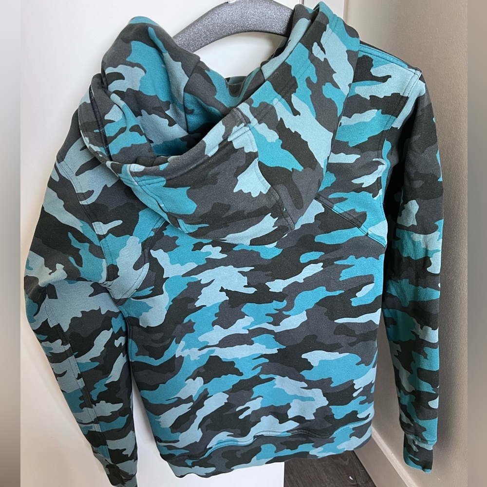 lululemon athletica Blue & Teal Camo Hoodie